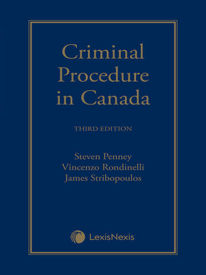cover image of Criminal Procedure in Canada